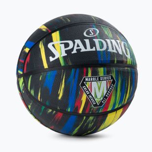 Piłka do koszykówki Spalding Marble czarna rozmiar 7