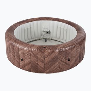 Basen z hydromasażem 6-osobowy MSpa Comfort Fermo słoje drewna