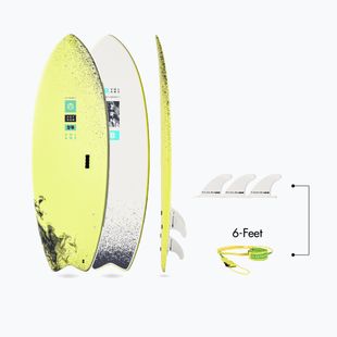 Deska surfingowa Aztron Volans Soft-Top 5'8"
