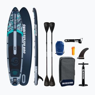 Zestaw deska SUP pompowana Sun Reflections Multi Minicombo 12'4" forest grey