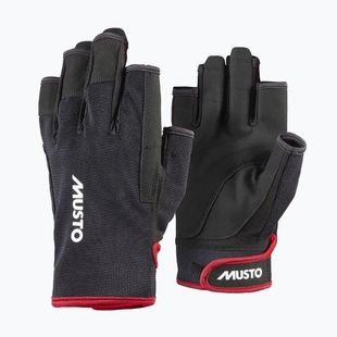 Rękawiczki żeglarskie Musto Essential Sailing Short Finger 2.0 black