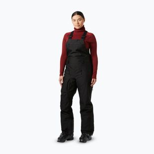 Spodnie narciarskie damskie Helly Hansen Powderqueen Bib 2.0 black