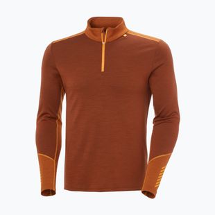 Bluza termoaktywna męska Helly Hansen Lifa Merino Midweight 1/2 Zip iron oxide