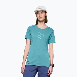 Koszulka damska NORRONA Femund Equaliser Merino brittany blue