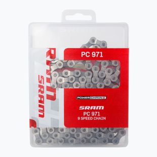 Łańcuch rowerowy SRAM 06 CN PC971 114LI W/ PWR LNK 9SPD 1 grey