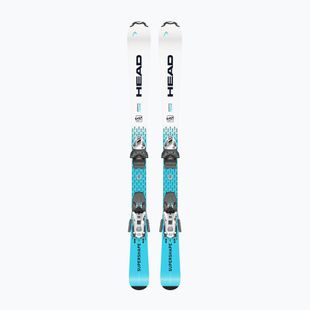 Narty zjazdowe dziecięce HEAD Supershape Team Easy JRS + wiązania Jrs 7.5 GW CA white/blue