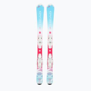 Narty zjazdowe dziecięce HEAD Joy Easy JRS + wiązania Jrs 4.5 GW CA 2024 mint/pink