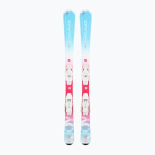 Narty zjazdowe dziecięce HEAD Joy Easy JRS + wiązania Jrs 7.5 GW CA 2024 mint/pink