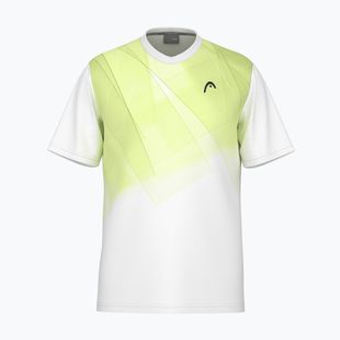 Koszulka tenisowa męska HEAD Topspin print vision m/lime
