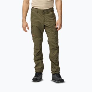 Spodnie trekkingowe męskie Fjällräven Vidda Pro Lite Zip Off laurel green