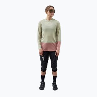 Longsleeve rowerowy damski POC MTB Pure W prehnite green/rock salt