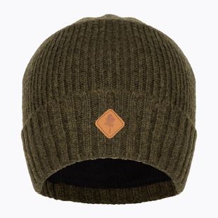 Czapka zimowa Pinewood Knitted Wool mossgreen mel