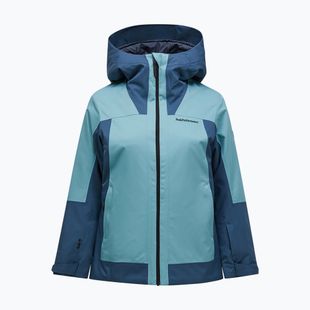 Kurtka narciarska damska Peak Performance Rider Tech Insulated Jacket mountain lake/deluded vision