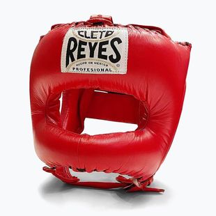 Kask bokserski Cleto Reyes With Pointed Face Nylon Bar red