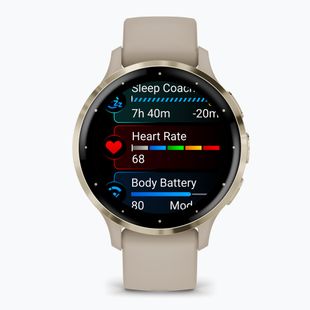 Zegarek Garmin Venu 3S soft gold/french gray