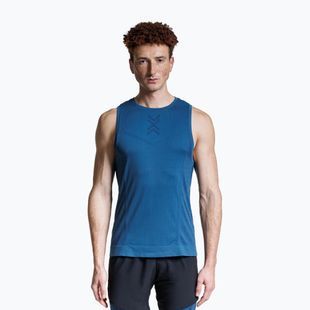 Koszulka do biegania męska X-Bionic Xceed Run slate blue/marine