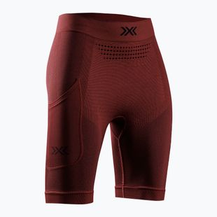 Spodenki do biegania damskie X-Bionic Xceed Run Tights oxide red/x black