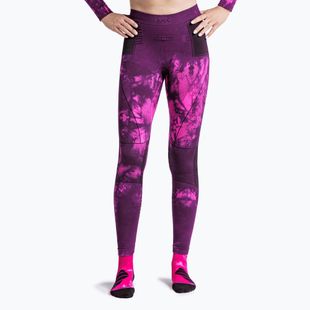 Spodnie termoaktywne X-Bionic Energy Accumulator Wild tiedye x black/fluo pink