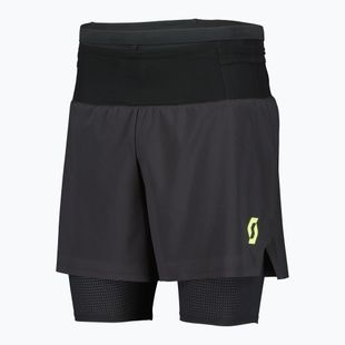 Spodenki do biegania męskie SCOTT RC Run Hybrid black/yellow