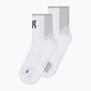 Skarpety On Performance Run Mid white/glacier