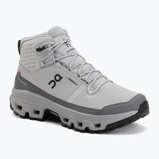 Buty turystyczne męskie On Cloudrock Mid Waterproof glacier/alloy