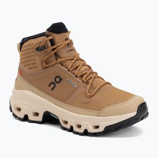 Buty damskie On Cloudrock Mid Waterproof sphinx/sand