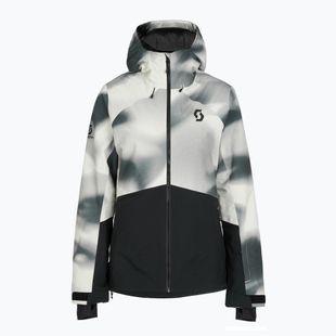 Kurtka narciarska damska SCOTT Ultimate Dryo 10 dust white print/black