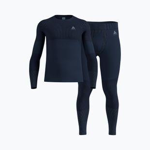Komplet bielizny termoaktywnej męskiej ODLO Fundamentals Performance Warm dark sapphire