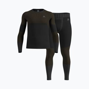 Komplet bielizny termoaktywnej męskiej ODLO Fundamentals Performance Warm black