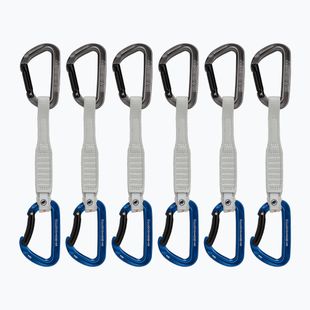 Zestaw ekspresów wspinaczkowych Mammut Workhorse Keylock 6 szt. grey/blue
