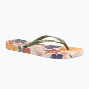Klapki damskie Ipanema Verao Tropical beige/green