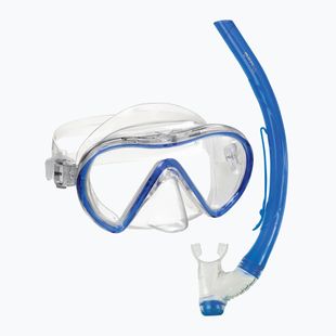 Zestaw do snorkelingu Mares Combo Stream royal blue/clear
