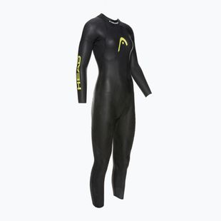 Pianka triathlonowa damska HEAD Ow Free 3.2 mm black/yellow