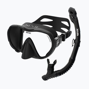 Zestaw do snorkelingu SEAC X-Frame Combo black