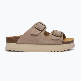 Klapki damskie Scholl Lucie Suede dark beige