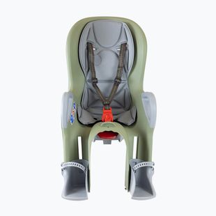 Fotelik rowerowy Okbaby 10+ szary/szałwiowy