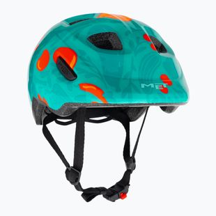 Kask rowerowy dziecięcy MET Hooray green fruit glossy