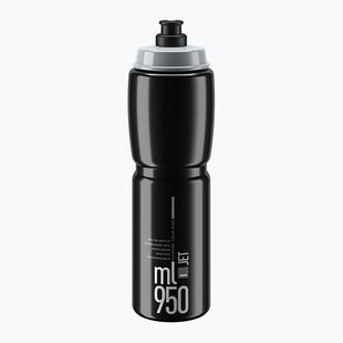 Bidon rowerowy Elite Jet 950 ml black/grey logo