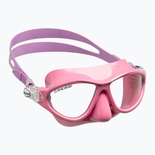 Maska do nurkowania dziecięca Cressi Moon pink/lilac