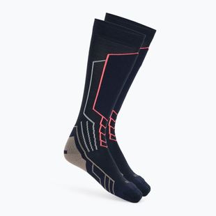 Skarpety narciarskie damskie Mico Medium Weight Warm Control Ski blu