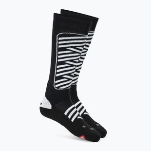 Skarpety narciarskie Mico Heavy Weight Superthermo Primaloft Merino Ski nero bianco