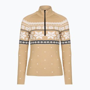 Bluza termoaktywna damska Newland Isalind Half Zip biscuit/white