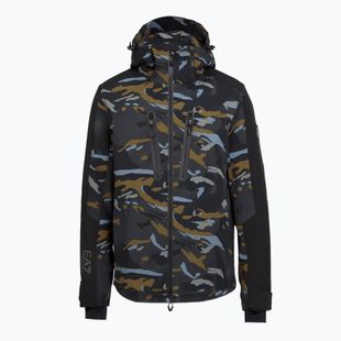 Kurtka narciarska męska EA7 Emporio Armani Ski Kitzbuhel Protectum7 Graphic brown camou