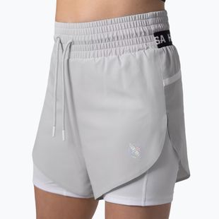 Spodenki treningowe damskie Hayabusa Mid Rise Layered grey