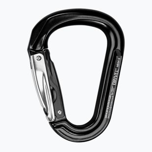 Karabinek Grivel Mega K6G Twin Gate black/black