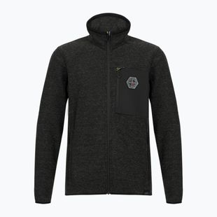 Bluza polarowa męska CMP 35H3907 Melange Knitted antracite melange