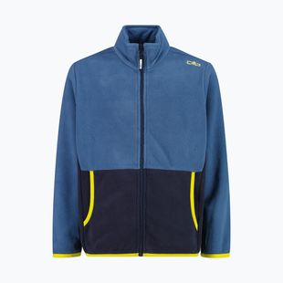 Bluza polarowa dziecięca CMP 33H4304 Arctic Fleece bluestone/b.blue/winter Sun