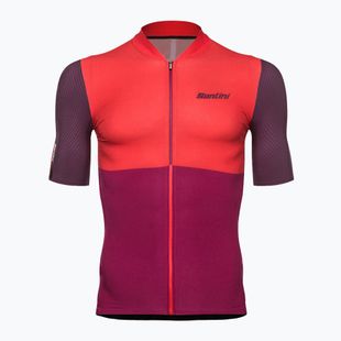 Koszulka rowerowa męska Santini Redux Istinto red