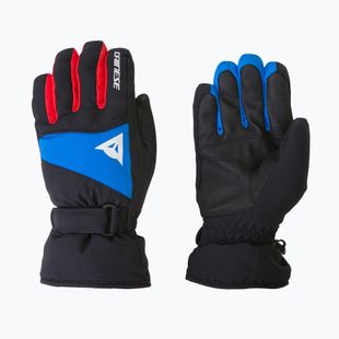Rękawice narciarskie dziecięce Dainese Hp Scarabeo black taps/high risk red/lapi
