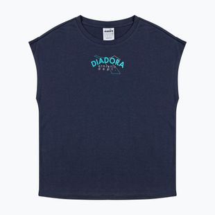 Koszulka damska Diadora Athletic Dept. blu classico